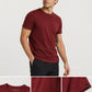 JAN 8008 ― Herren T-Shirt aus Bio-Baumwolle – Weinrot / Bordeauxrot