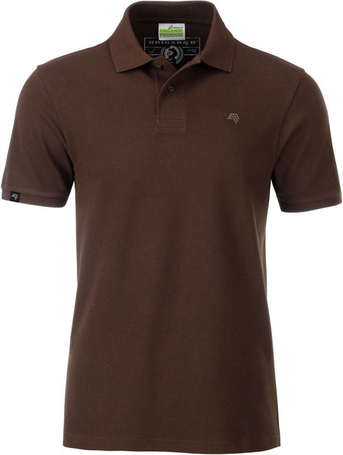 Auslaufartikel ― JAN 8010 ― Herren Bio-Baumwolle Polo Shirt - Braun