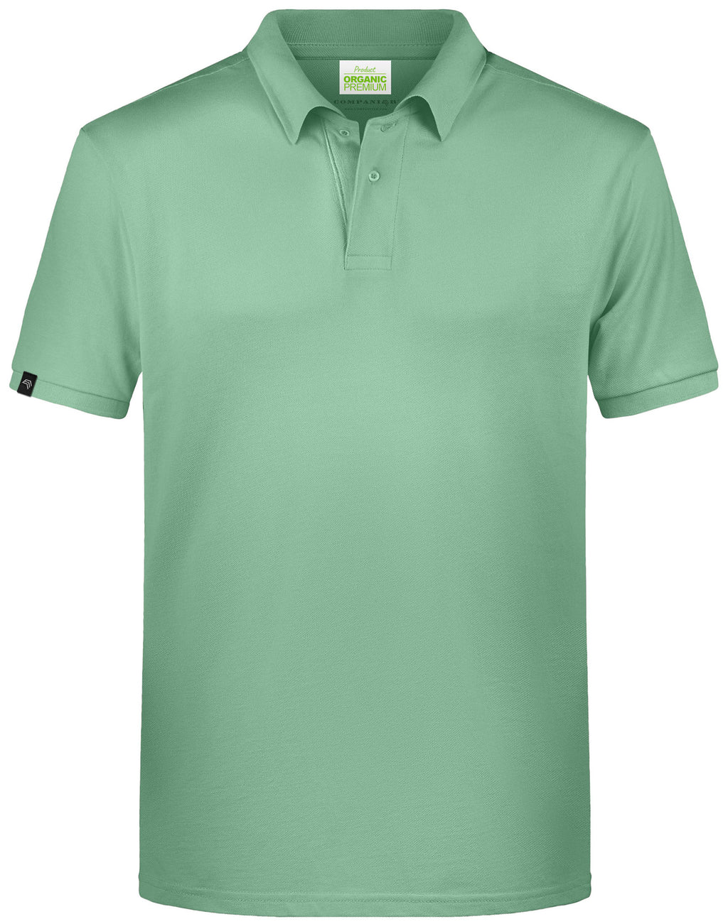 JAN 8010 ― Men's Organic Cotton Polo Shirt - Jade Green
