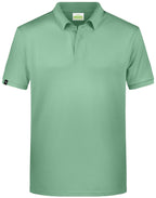 JAN 8010 ― Men's Organic Cotton Polo Shirt - Jade Green