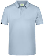 JAN 8010 ― Men's Organic Cotton Polo Shirt - Light Blue
