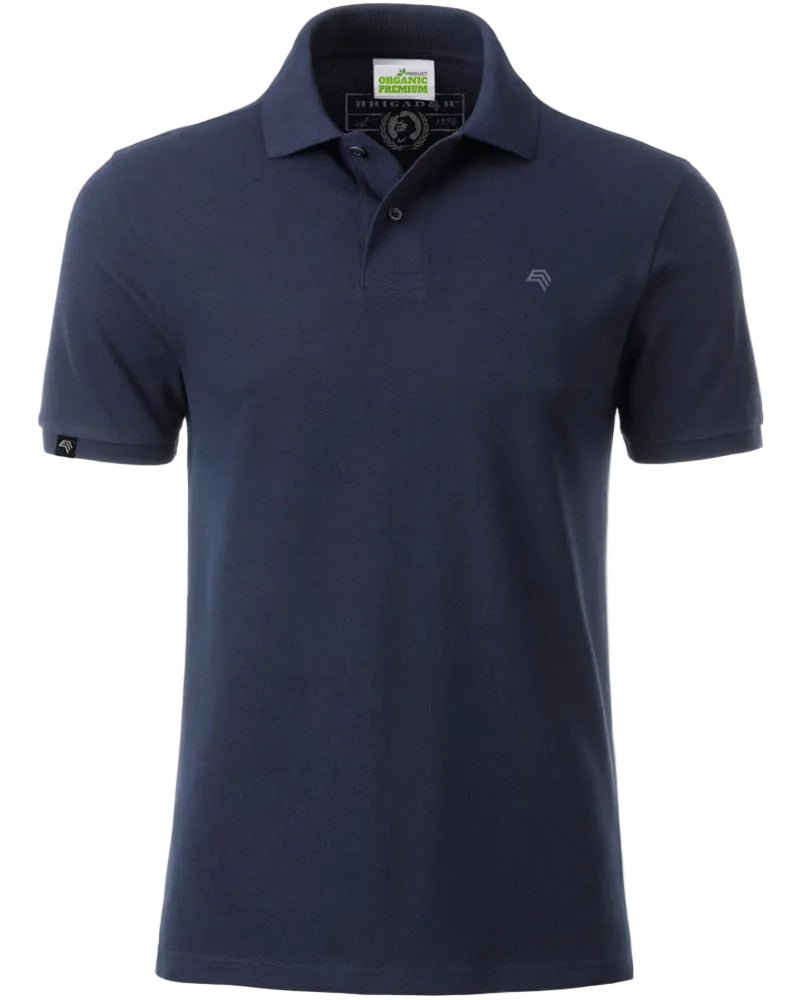 ― % ― JAN 8010/ ― Men's Organic Cotton Polo Shirt - Royal Blue [M]