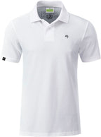 JAN 8010 ― Men's Organic Cotton Polo Shirt - White