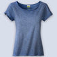 Auslaufartikel ― JAN 8015 ― Damen Bio-Baumwolle Flammgarn T-Shirt - Denim Blau