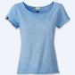 Auslaufartikel ― JAN 8015 ― Damen Bio-Baumwolle Flammgarn T-Shirt - Horizon Blau