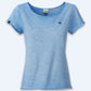 ― % ― JAN 8015/ ― Damen Bio-Baumwolle Flammgarn T-Shirt - Horizon Blau [S]