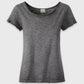 Auslaufartikel ― JAN 8015 ― Damen Bio-Baumwolle Flammgarn T-Shirt - Graphite Grau