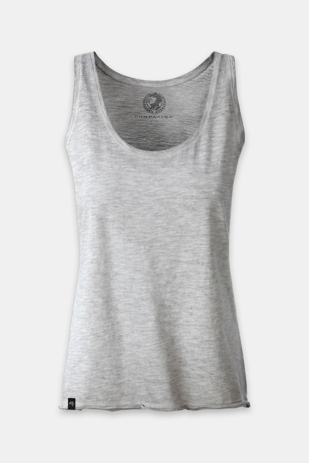 Auslaufartikel ― JAN 8017 ― Damen Bio-Baumwolle Flammgarn Tank Top - Hell Grau