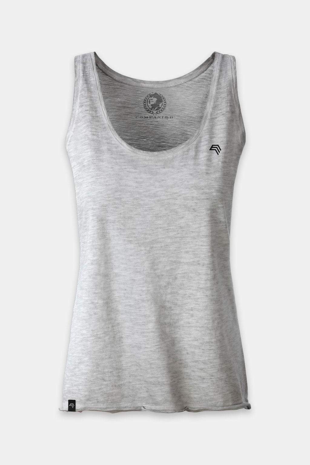 Auslaufartikel ― JAN 8017 ― Damen Bio-Baumwolle Flammgarn Tank Top - Hell Grau