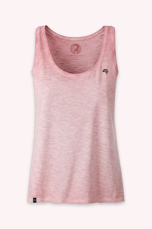 ― % ― Auslaufartikel ― JAN 8017 ― Damen Bio-Baumwolle Flammgarn Tank Top - Soft Pink (2XL)