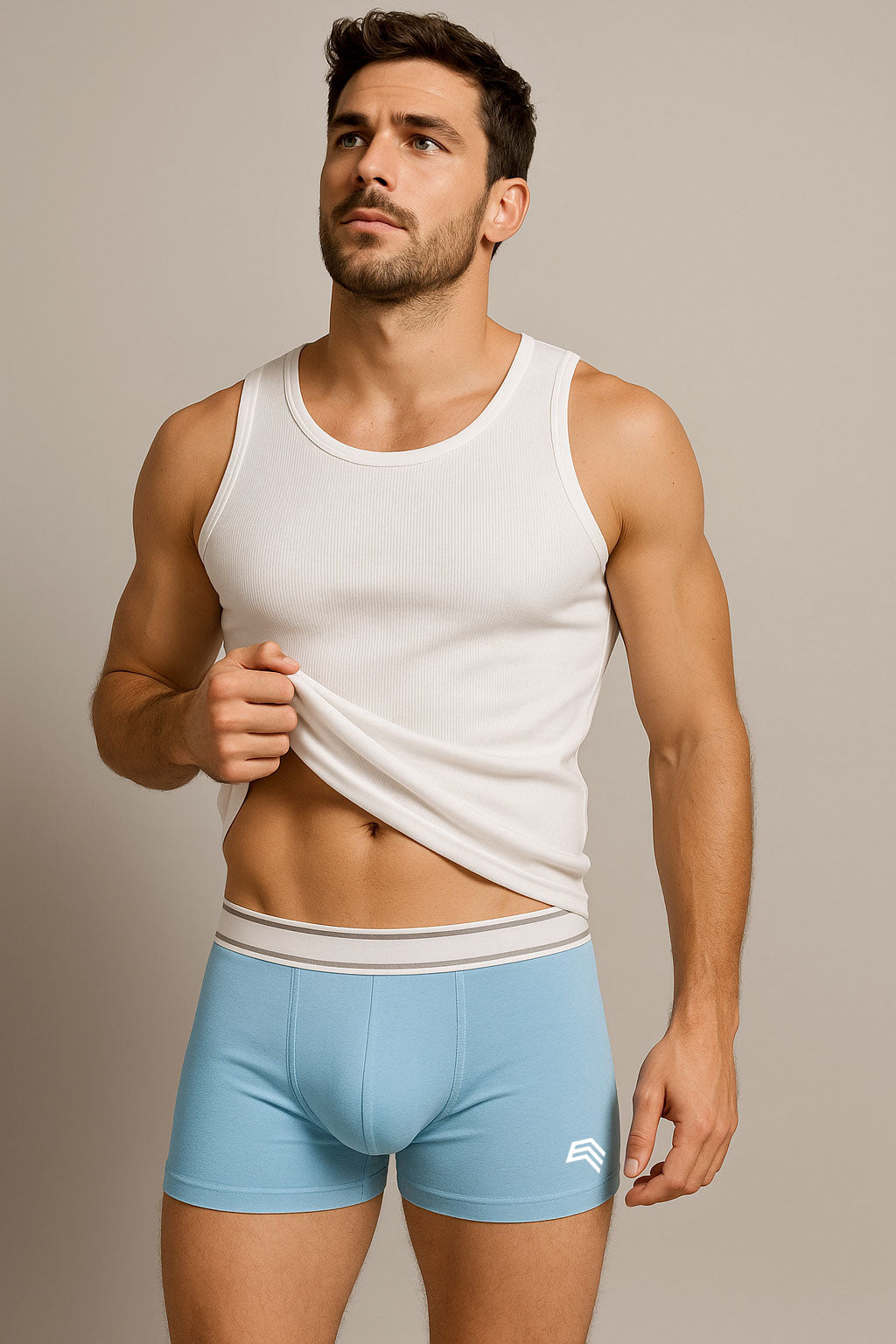 KRB K800 ― Optimum Comfort Boxer-Shorts - Sky Blau