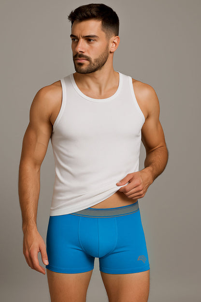 KRB K800 ― Optimum Comfort Boxer-Shorts - Tropical Blau