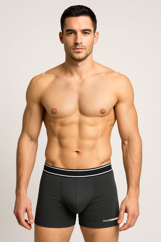 Calvin Gross ― Optimum Comfort Boxer-Shorts - Schwarz