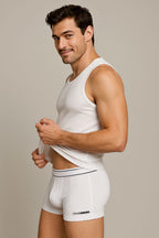 Calvin Gross ― Optimum Comfort Boxer-Shorts - Weiß