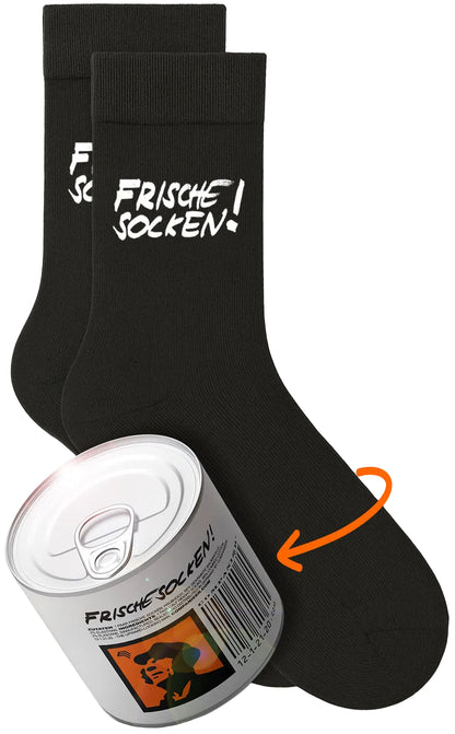 Gift Idea ― Rip-off Lingerie: 1 pair of "FRESH SOCKS" in a rip-off can
