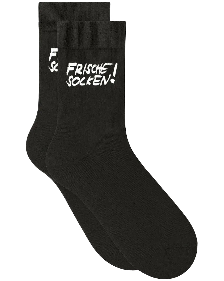 Gift Idea — 1 Pair of "FRESH SOCKS" - Black