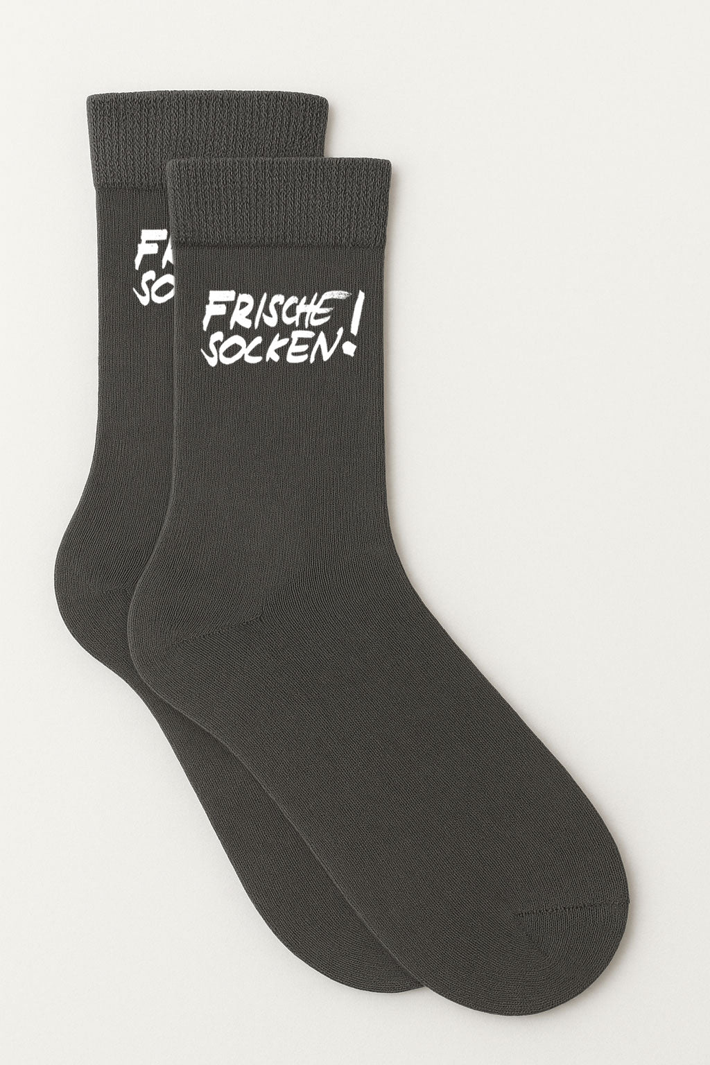 ― % ― Geschenkidee ― 1 Paar "FRISCHE SOCKEN" - Dark Grau