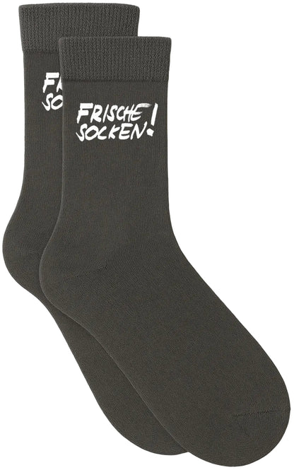 ― % ― Gift Idea ― 1 Pair "FRESH SOCKS" - Dark Grey