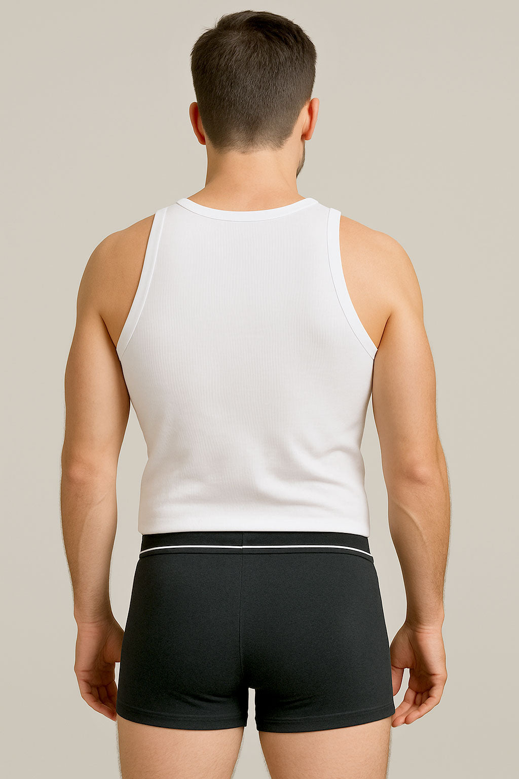 KRB K800 ― Herren Boxershorts kurz, körpernah, ziemlich aufgeräumt