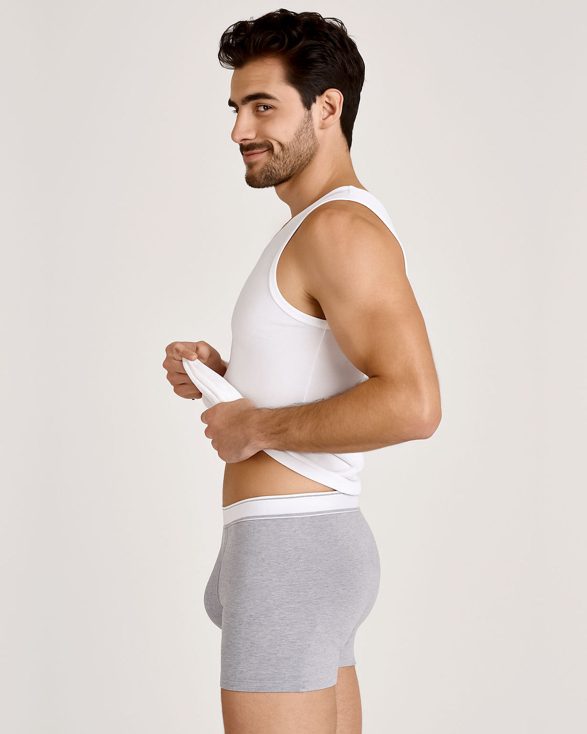 KRB K800 ― Herren Boxershorts mit kurzem Bein und ohne Stoffzirkus
