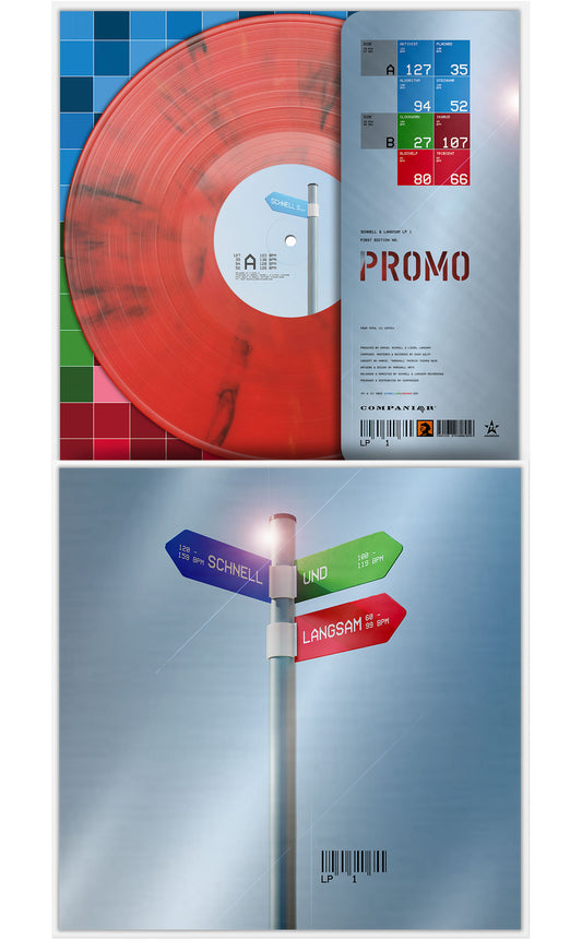 LP 1 ― 1st Ed. / PROMO unnumbered Red Vinyl - Schnell & Langsam