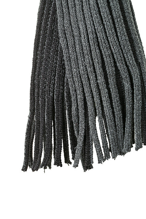 MBH 7989 — Rib Scarf with Two-Tone Look - Grey