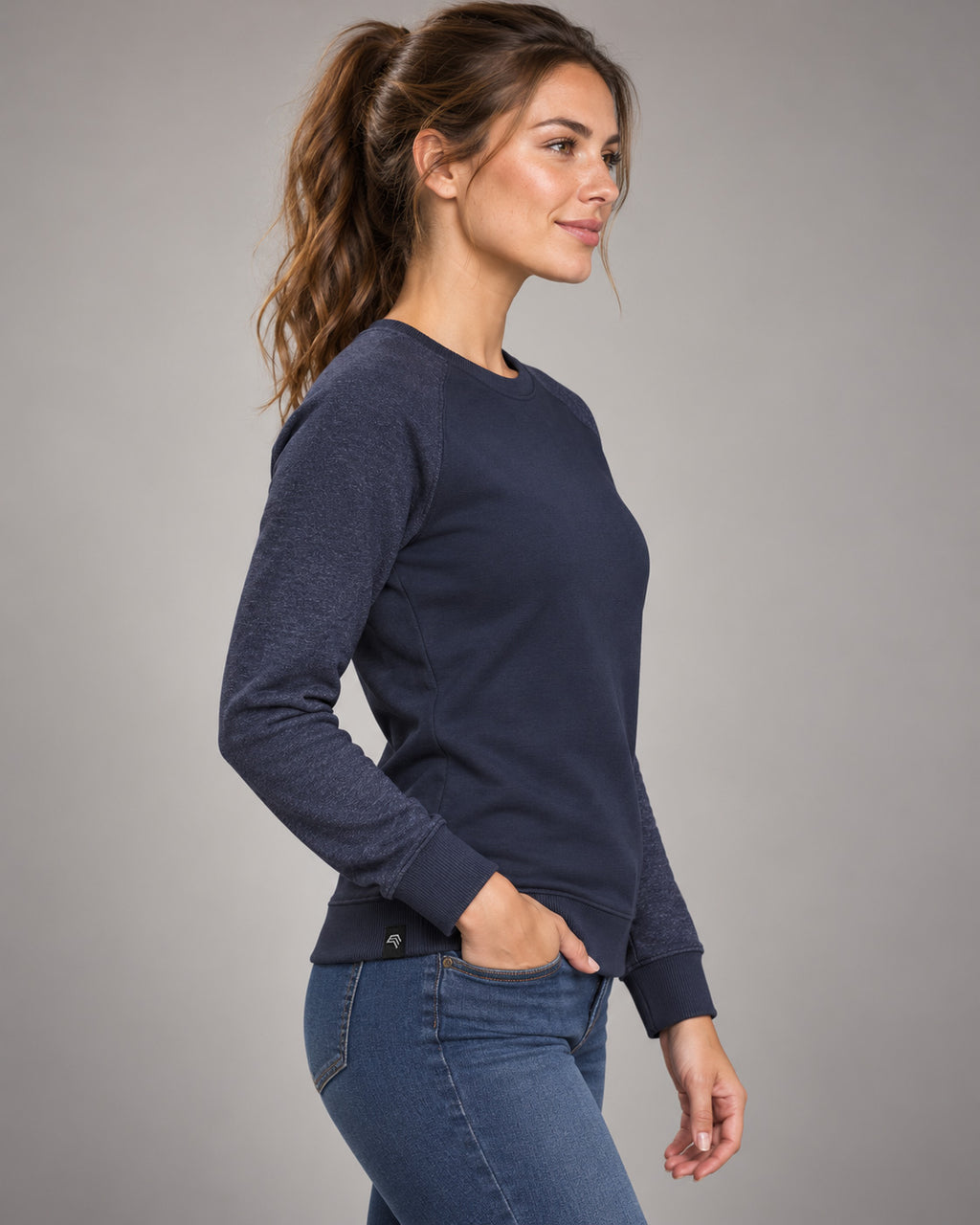 MMT 0520 ― Damen-Sweatshirt, bei dem die Ärmel mitreden