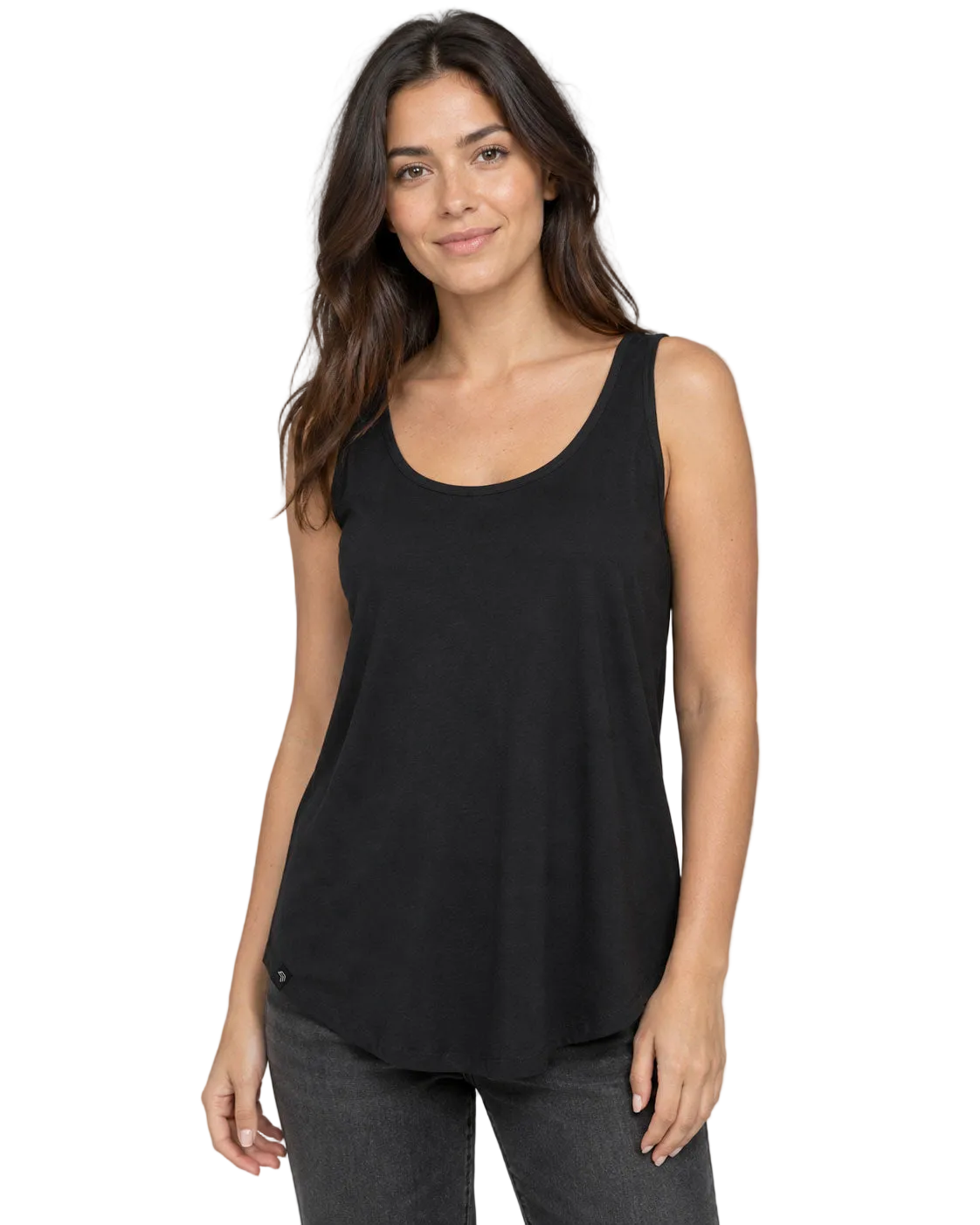 ― % ― MTS M092 ― Damen-Tanktop Loose Fit – Schwarz / XL / 2XL