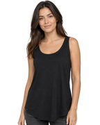 MTS M092 – Women's Loose Fit Organic Cotton Tank Top - Black