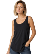 MTS M092 ― Damen-Tanktop Loose Fit – Schwarz