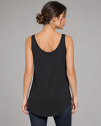 MTS M092 ― Damen-Tanktop Loose Fit – Schwarz