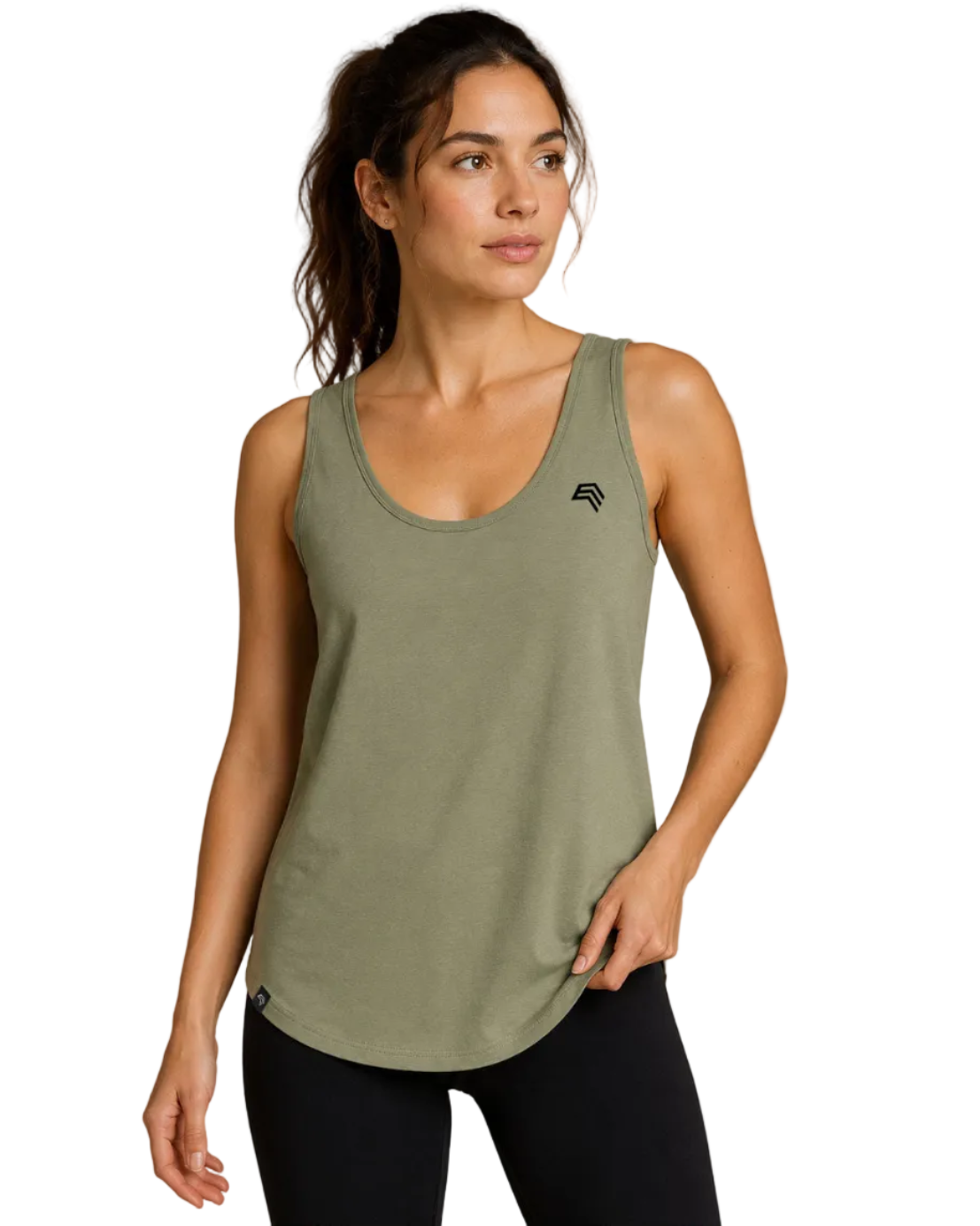 MTS M092 ― Damen-Tanktop locker geschnitten & hinten leicht länger