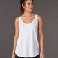 MTS M092 – Women's Loose Fit Tank Top – White