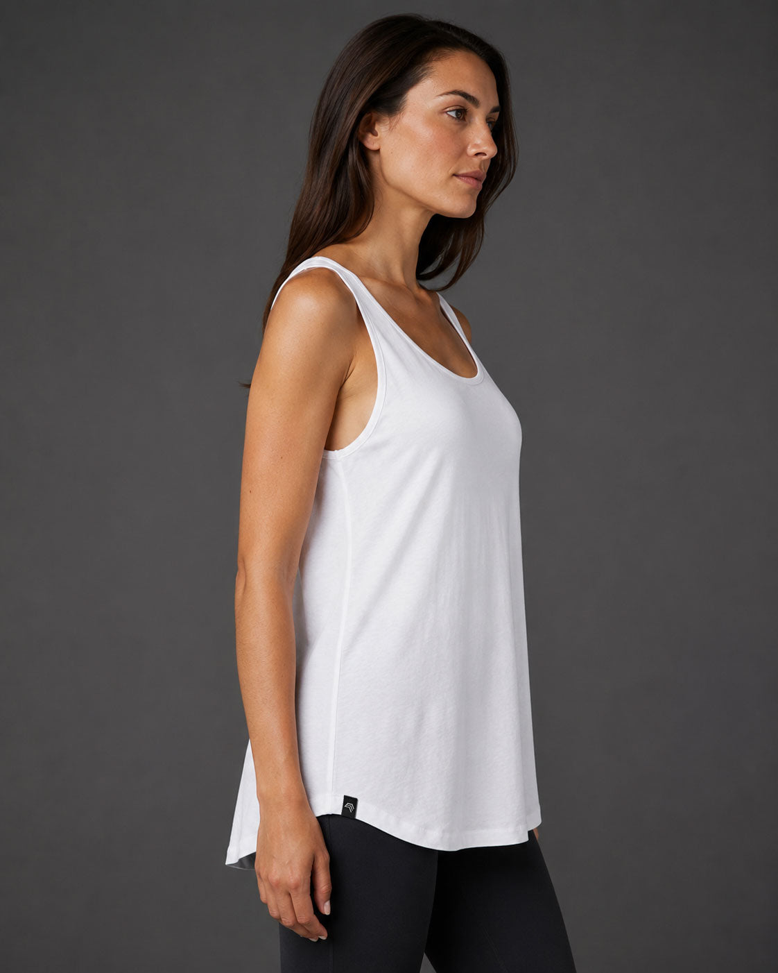 ― % ― MTS M092/ ― Damen-Tanktop Loose Fit – Weiß [XXL]