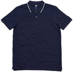 MTS M191 ― Tipped Organic Polo Shirt mit Knöpfen aus Kokosnuss-Schalen