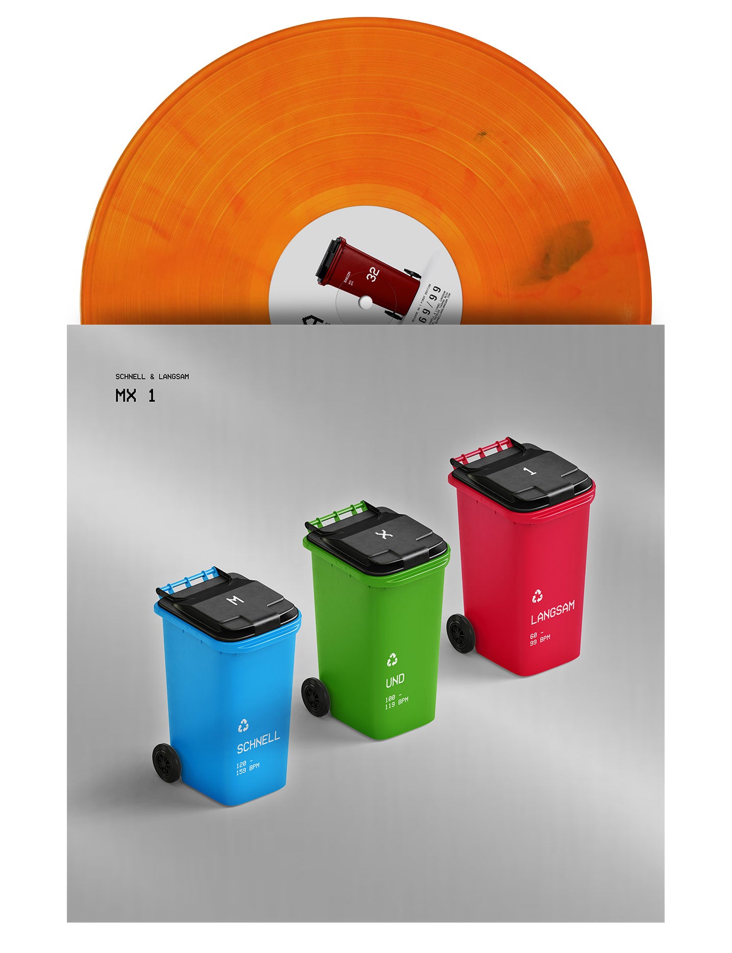 MX 1 ― 1st Ed. Vinyl ― Orange - Numbered