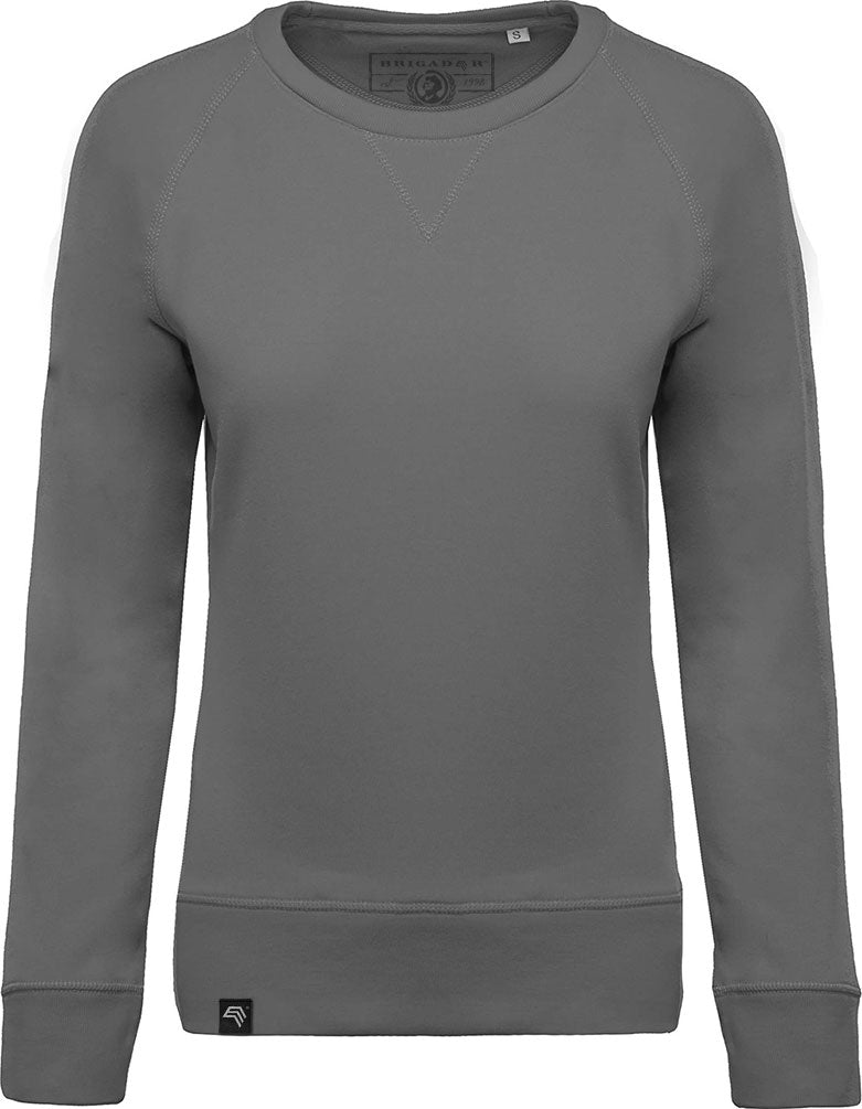 ― % ― KRB K481/ ― Women's Bio-Baumwolle Sweatshirt - Grau [2XL]