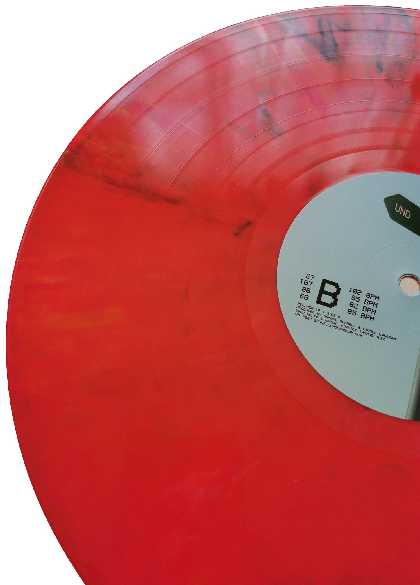 LP 1 ― 1st Ed. / PROMO unnumbered Red Vinyl - Schnell & Langsam