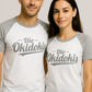 Die Okidokis ― Contrast Raglan T-Shirt - Weiß / Grau Melange
