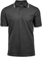 TJS 1407 ― Luxury Stripe Stretch Polo Shirt mit Bio-Baumwolle