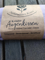 Handmade Herbal Eye Pillow "Aphrodite's Kiss", linen cover, 100% organic herbs and blossoms