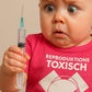 ― % ― Reproduktionstoxisch Baby T-Shirt Fuchsia Rot Pink