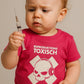― % ― Reproduktionstoxisch Baby T-Shirt Fuchsia Rot Pink
