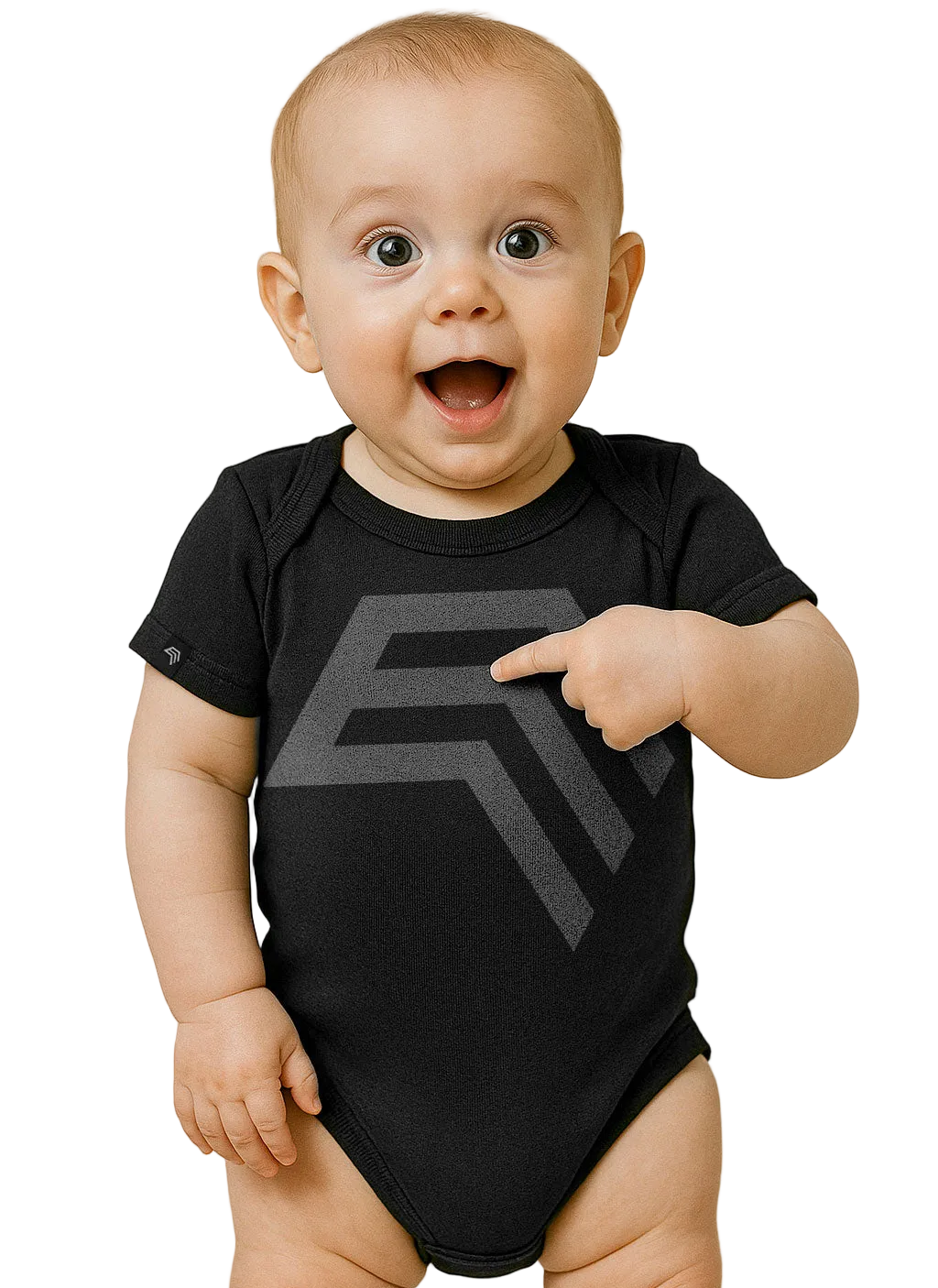 Essential Baby Body ― COMPANIEER Symbol Strampler – Schwarz