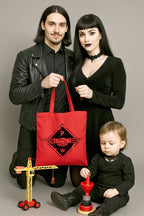 ― % ― Hands PW ― Tote Bag Stoffbeutel - Rot