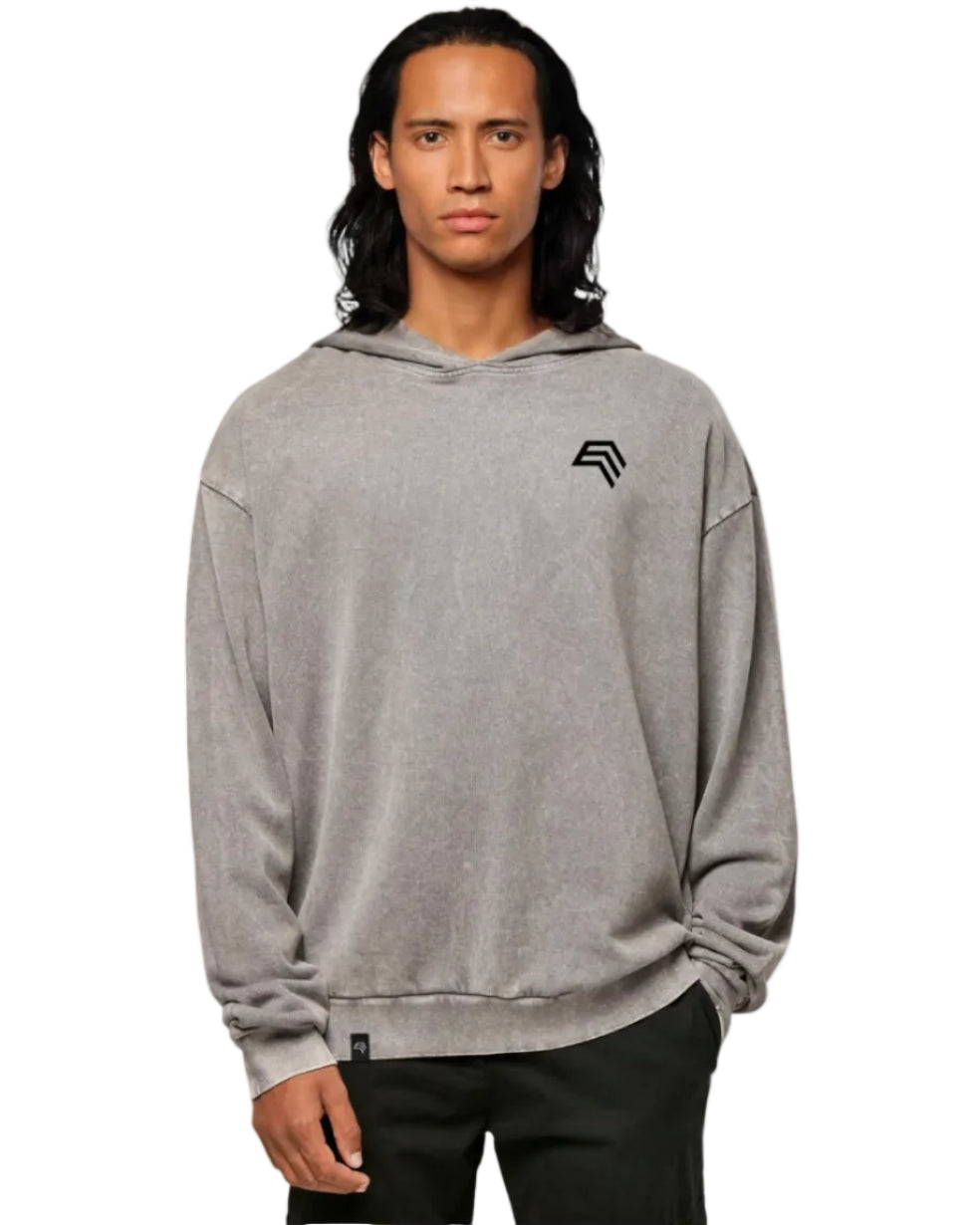 BBD D911 ― Acid Washed Oversize Hoodie