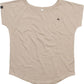 ― % ― MTS M091/ ― Damen Bio-Baumwolle Loose Fit T-Shirt - Beige Melange [M]