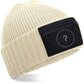 BFD 334R ― Eco Zip Patch Beanie - Sand Beige