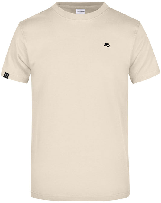 JAN 0002 ― Herren Heavy Komfort T-Shirt - Stone Beige