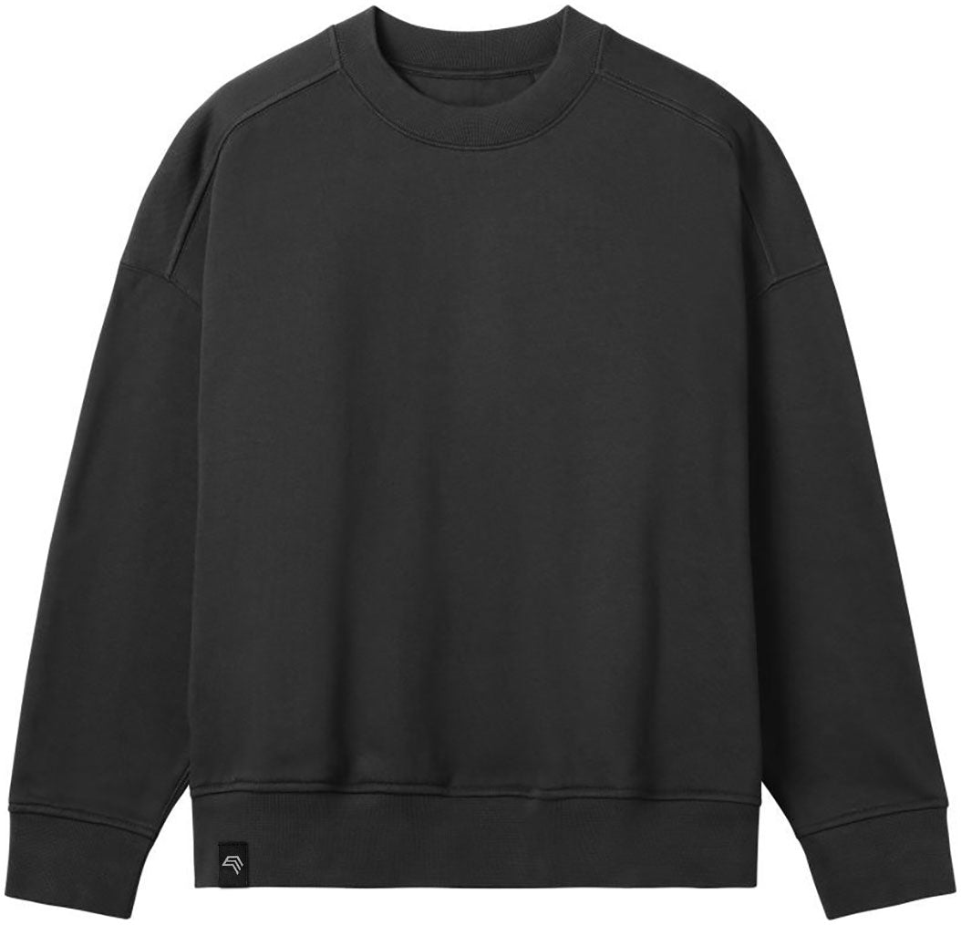 HMB 8746 ― Heavy Ladies Boxy Organic Sweater - Black